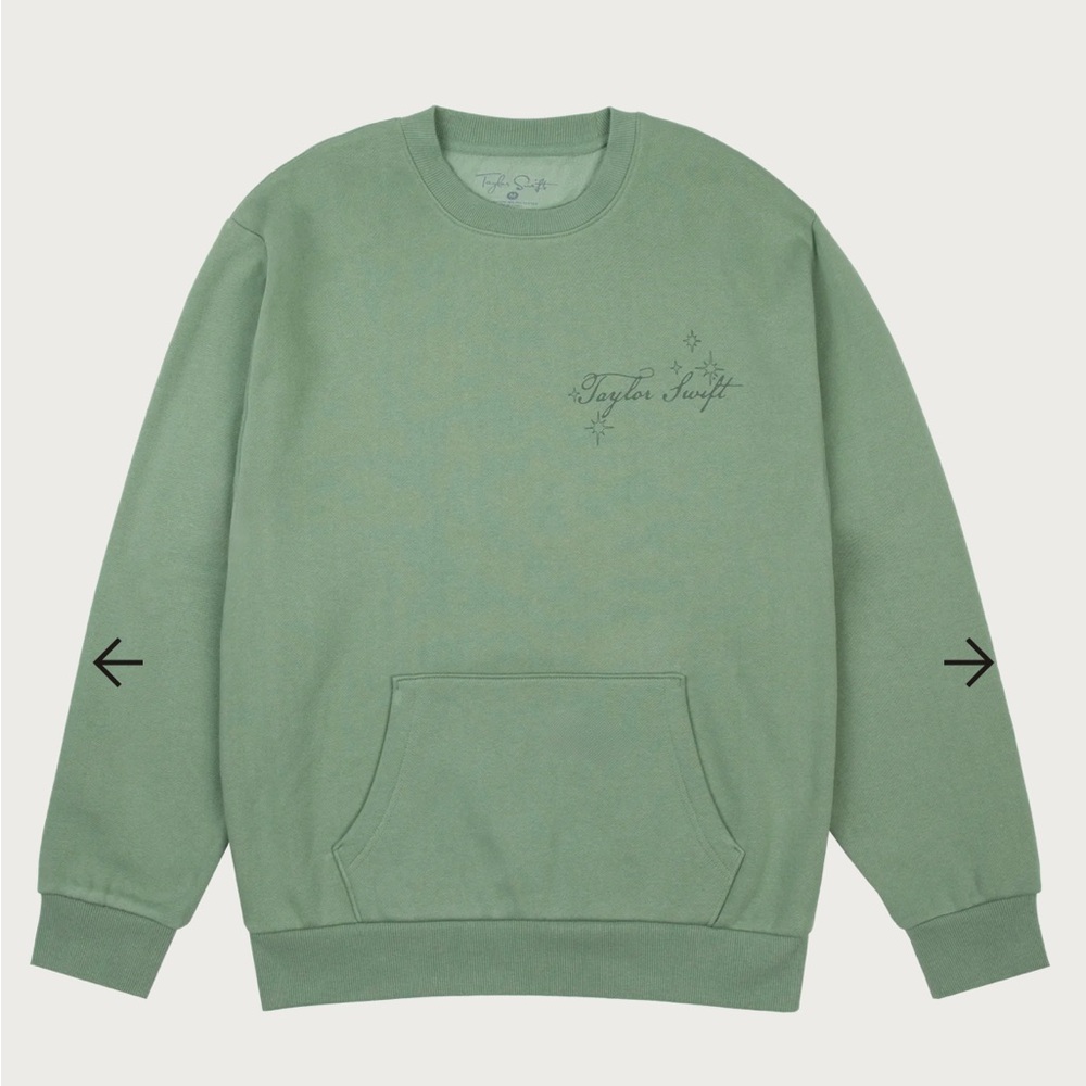 NEW Taylor Swift Debut “Danced All Night Long” Kanga Pocket Crewneck Sweatshirt